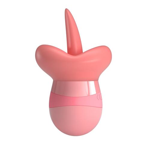 Stymulator łechtaczki z ruchem lizania 10 trybów TPE ładowanie USB