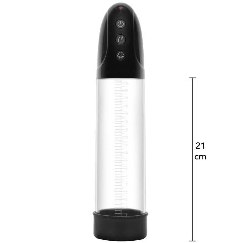 Automatyczna pompka do penisa ładowalna z regulacją ssania i skalą 30,5 cm