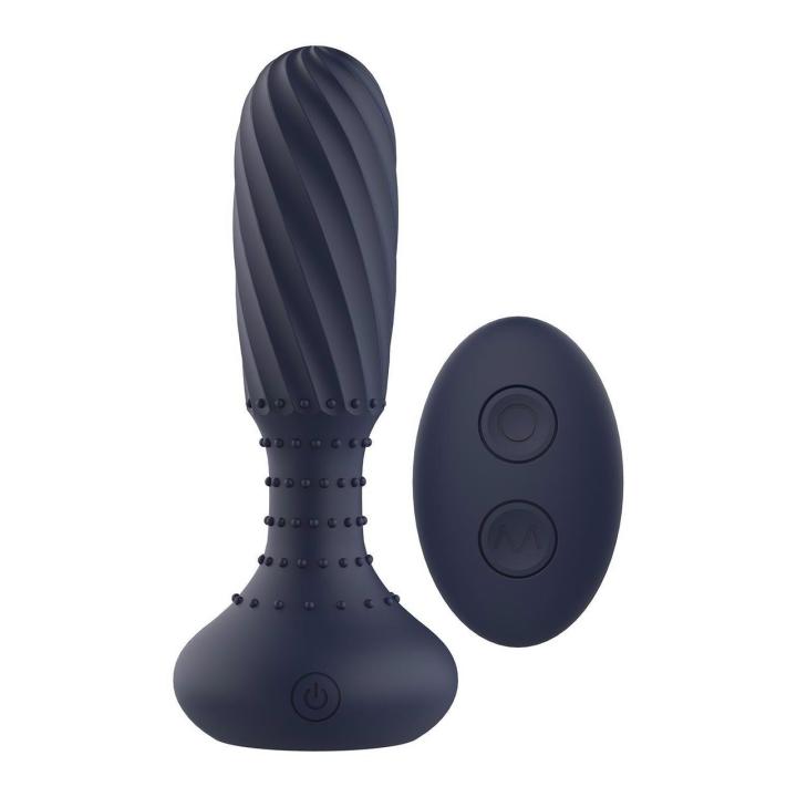 Wibrujący plug analny z rotacją i pilotem – 2 silniki, 7 trybów