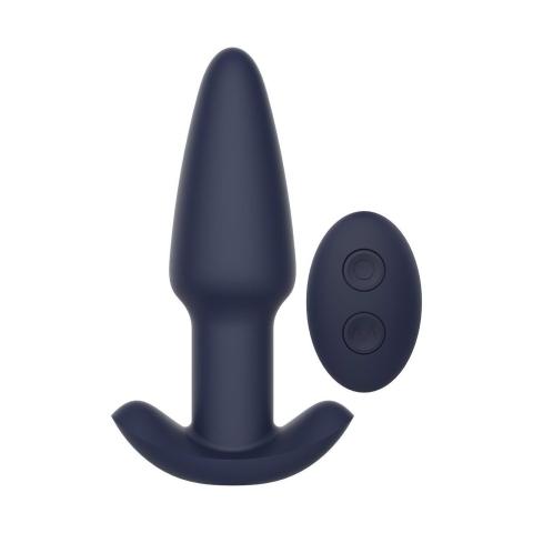 Wibrujący plug analny z pilotem – 7 trybów, 3 prędkości, silikonowy