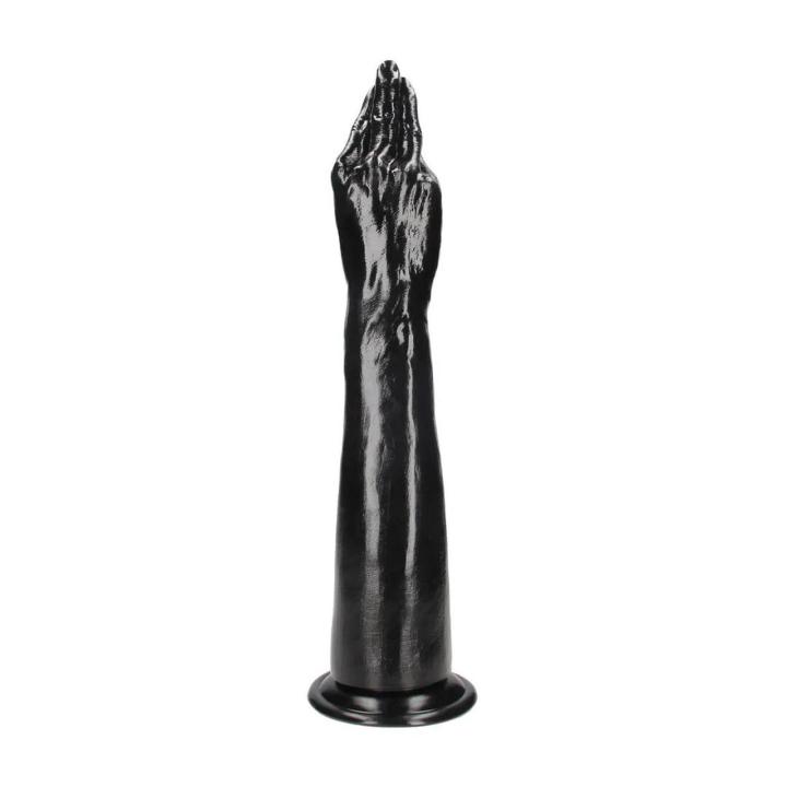 Realistyczne dildo do fistingu dłoń z przedramieniem 38 cm z przyssawką