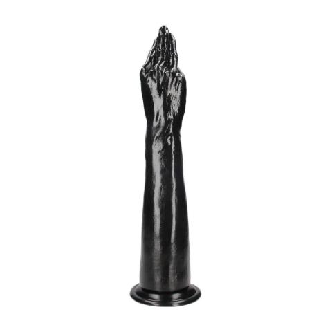 Realistyczne dildo do fistingu dłoń z przedramieniem 38 cm z przyssawką