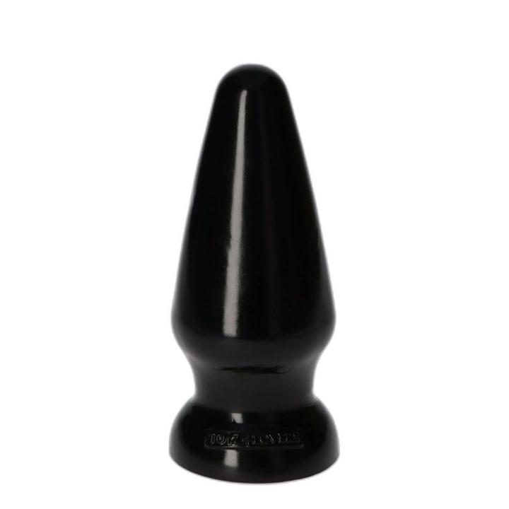 Czarny plug analny z przyssawką 16,5 cm wodoodporny