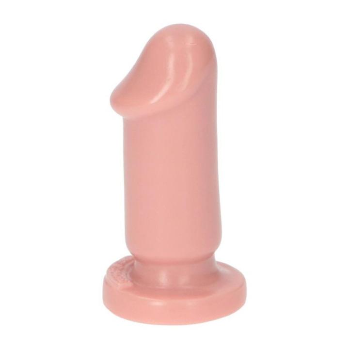 Cieliste dildo analne z przyssawką 8 cm – małe i miękkie