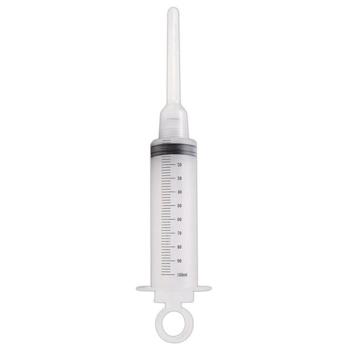Intymny prysznic analny z miarką i 2 końcówkami 20 cm