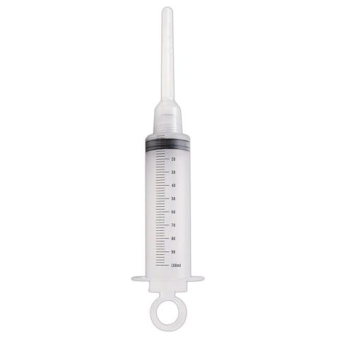 Intymny prysznic analny z miarką i 2 końcówkami 20 cm