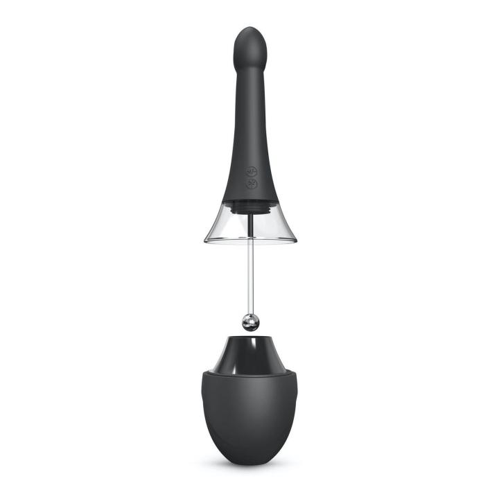 Wibrująca gruszka do lewatywy analnej 360° 200 ml | 3 tryby płukania i 7 wibracji