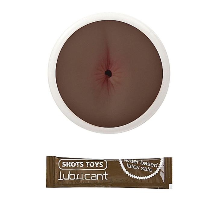 Przenośny masturbator analny 15,7 cm - realistyczny tunel, wodoodporny