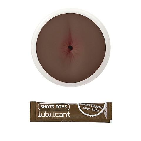 Przenośny masturbator analny 15,7 cm - realistyczny tunel, wodoodporny