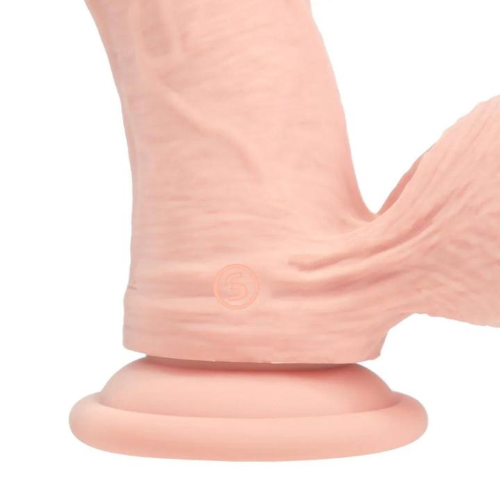 Cielisty wibrator 15 cm z obciążonymi kulkami, 10 trybów, wodoodporny