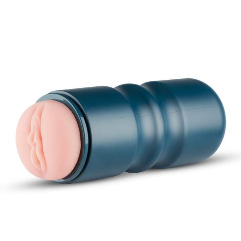 Różowy masturbator typu vagina 17 cm – teksturowany rękaw, wodoodporny