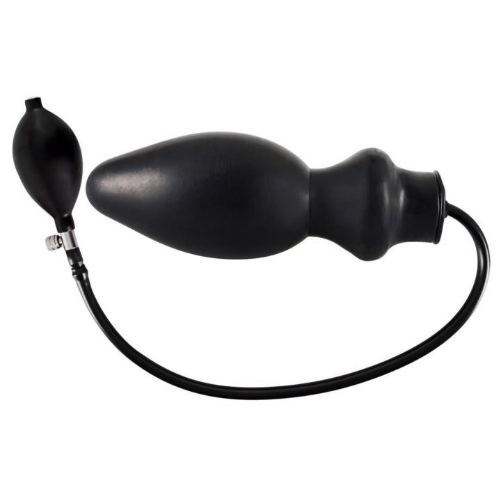 Nadmuchiwany plug analny lateksowy z pompką 20 cm