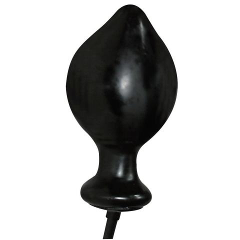 Lateksowy nadmuchiwany korek analny z pompką 13 cm