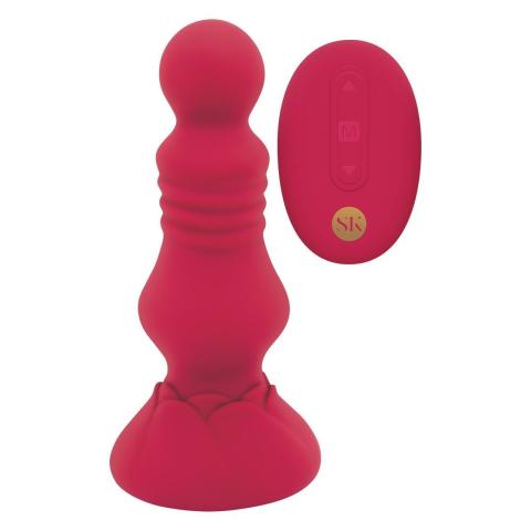 Wibrujący korek analny z pilotem – 10 trybów wibracji
