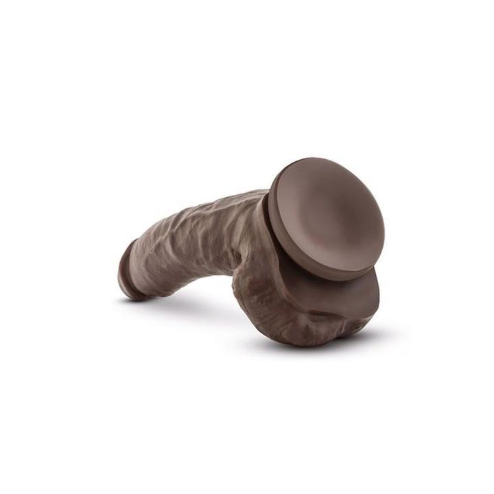 Realistyczne dildo 22,9 cm z przyssawką i jądrami