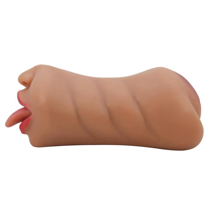 Męski masturbator premium z dwoma kanałami stymulacji