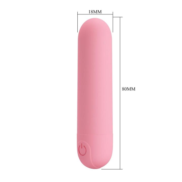 Mini masażer typu pocisk z 10 trybami wibracji do łechtaczki i sutków
