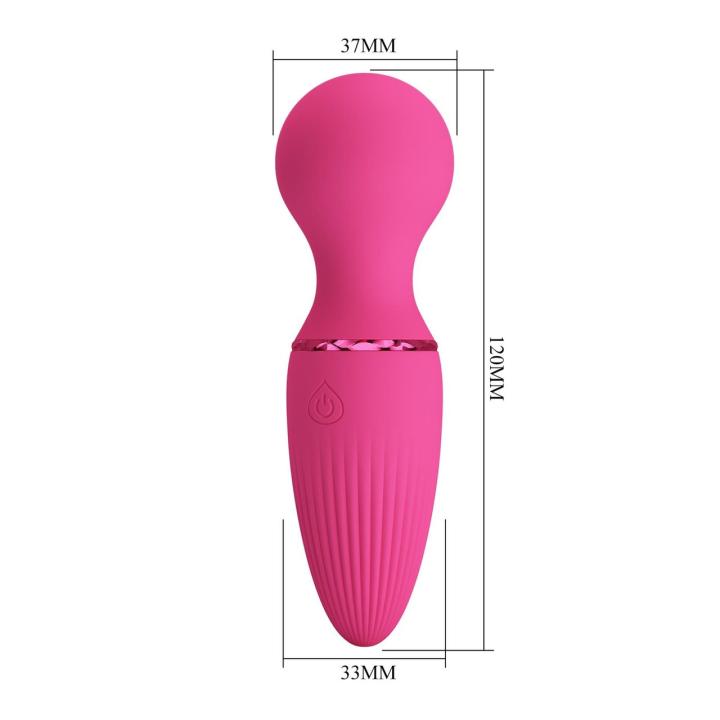 Mini masażer intymny 10 trybów wibracji, silikon, ładowanie magnetyczne USB