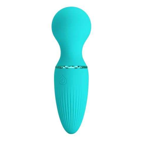 Mini masażer wibracyjny 10 trybów, silikonowy, ładowanie magnetyczne usb