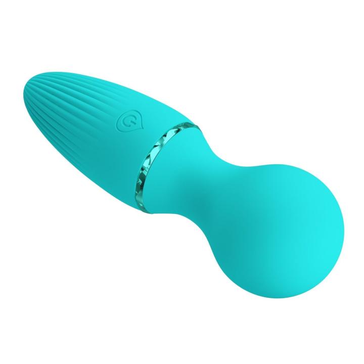 Mini masażer wibracyjny 10 trybów, silikonowy, ładowanie magnetyczne usb