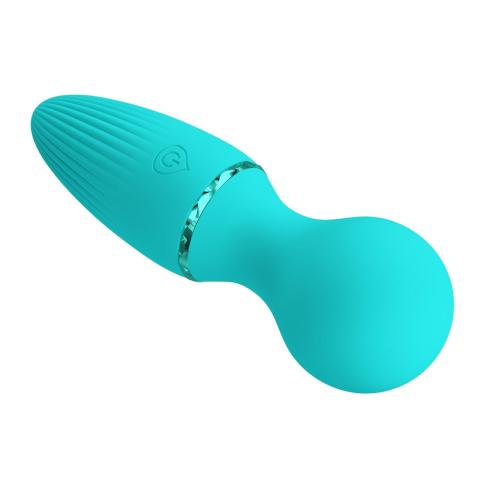 Mini masażer wibracyjny 10 trybów, silikonowy, ładowanie magnetyczne usb