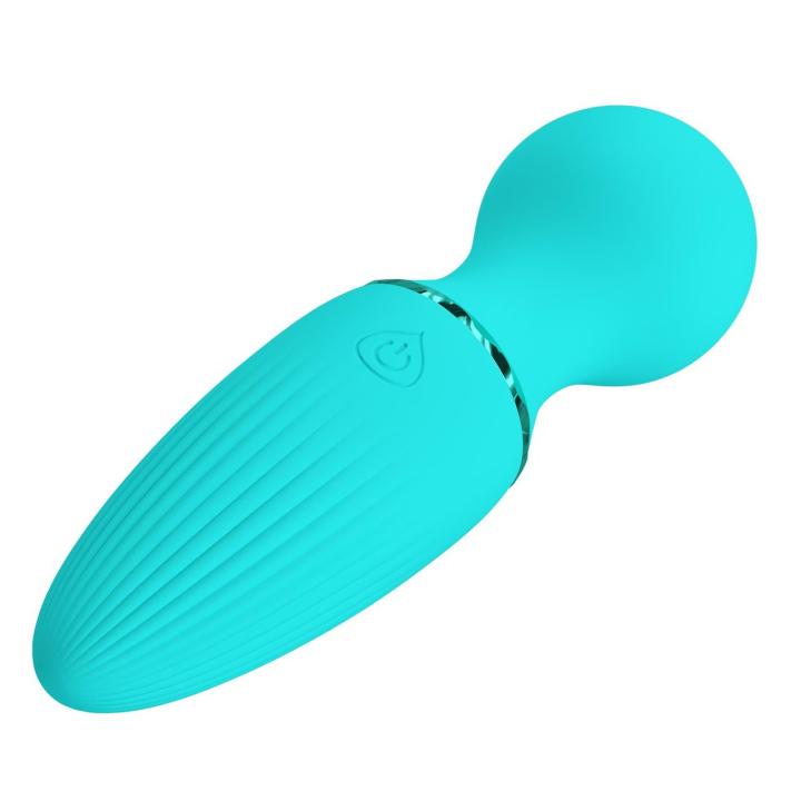 Mini masażer wibracyjny 10 trybów, silikonowy, ładowanie magnetyczne usb