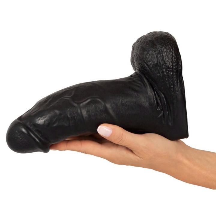 Gigantyczne realistyczne dildo 22 cm, średnica 7 cm z kulistą podstawą