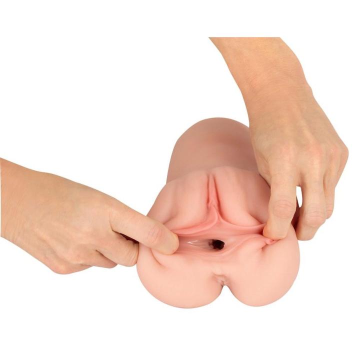 Realistyczny masturbator wagina z ssaniem i wibracją 10+3 tryby USB