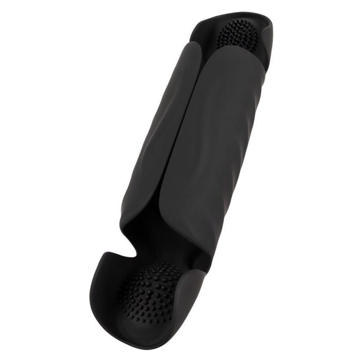 Wibrujący masturbator treningowy 3 strefy do penisa i jąder – ładowanie USB