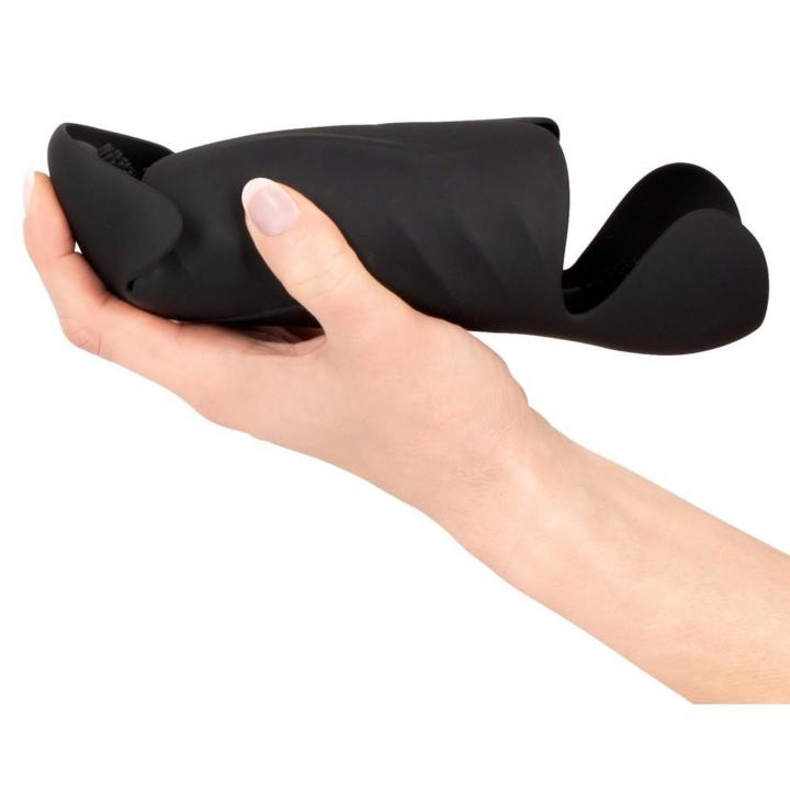 Wibrujący masturbator treningowy 3 strefy do penisa i jąder – ładowanie USB