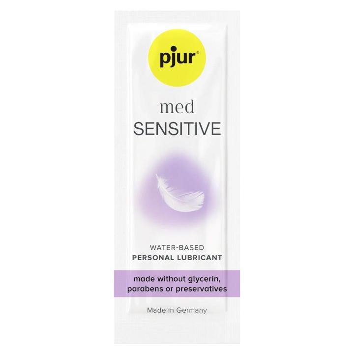 pjur med Sensitive Glide 2 ml– wodny żel intymny dla wrażliwych