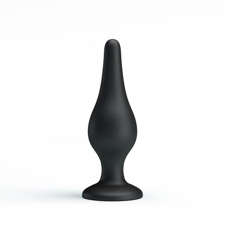 Silikonowy plug analny z przyssawką 14 cm wodoodporny
