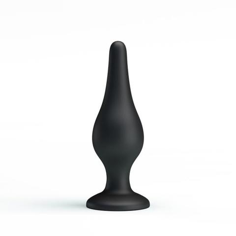 Silikonowy plug analny z przyssawką 14 cm wodoodporny