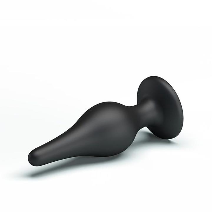 Silikonowy plug analny z przyssawką 14 cm wodoodporny