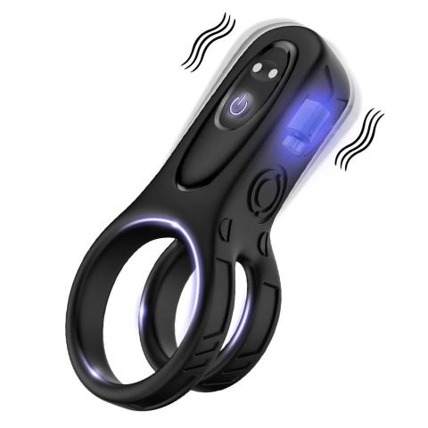 Wibrujący pierścień erekcyjny dla par 9 trybów USB wodoodporny