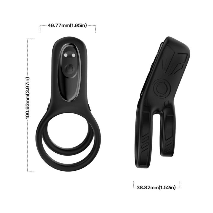 Wibrujący pierścień erekcyjny dla par 9 trybów USB wodoodporny