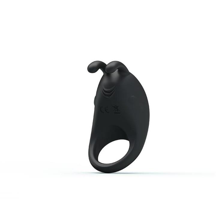 Wibrujący pierścień erekcyjny USB ze stymulatorem łechtaczki 7 trybów
