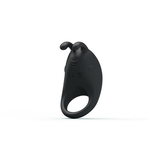 Wibrujący pierścień erekcyjny USB ze stymulatorem łechtaczki 7 trybów