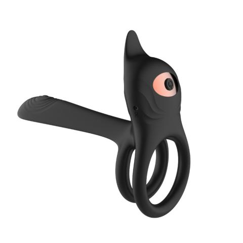 Podwójny pierścień wibrujący na penisa z pilotem – USB, 10 trybów, wodoodporny
