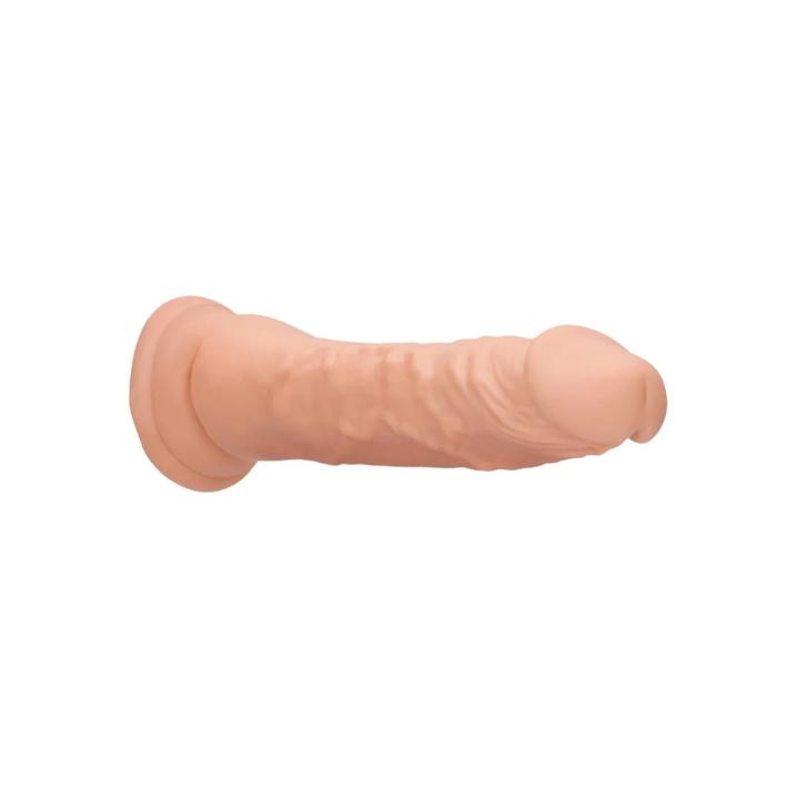 Realistyczne dildo bez jąder 20 cm z przyssawką i do uprzęży