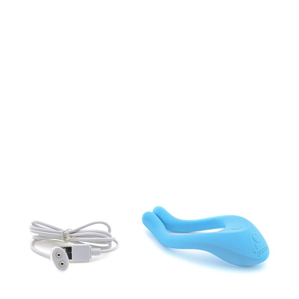 Niebieski silikonowy wibrator dla par Satisfyer Multifun z 3 silnikami 