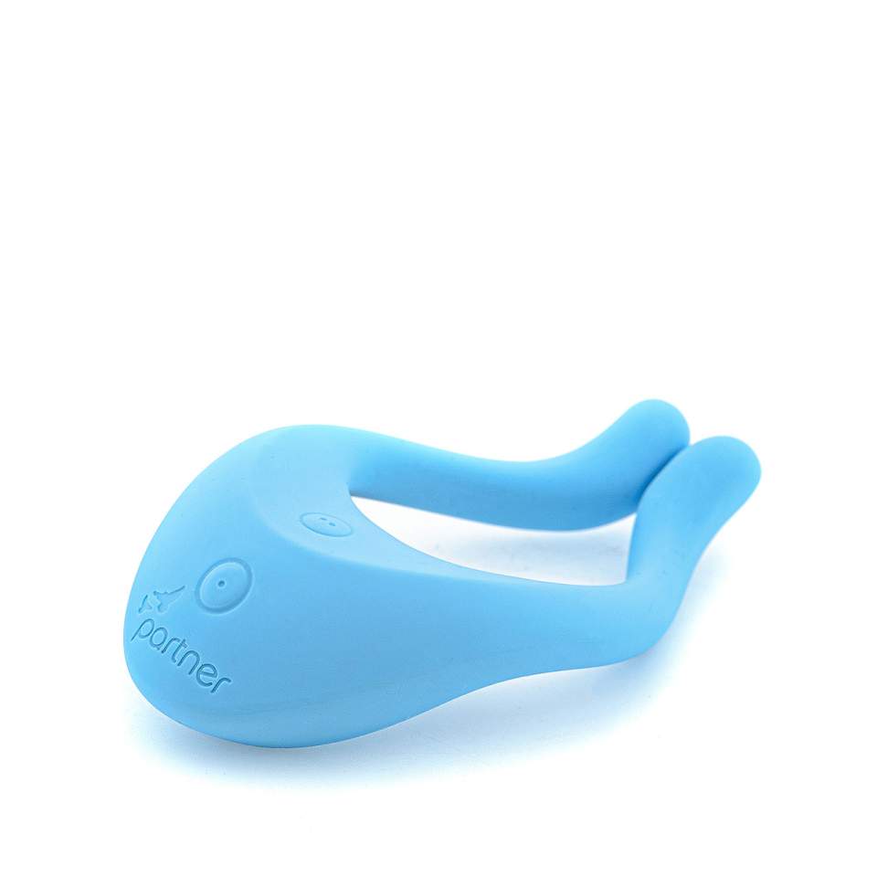 Niebieski silikonowy wibrator dla par Satisfyer Multifun z 3 silnikami 