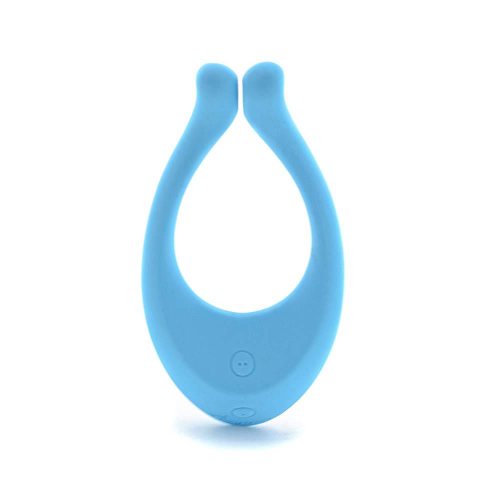 Niebieski silikonowy wibrator dla par Satisfyer Multifun z 3 silnikami 