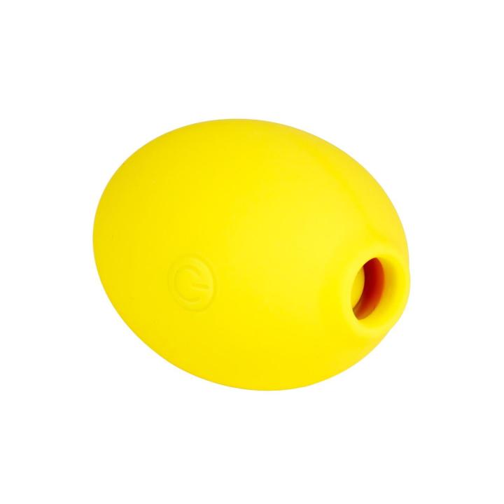 Kompaktowy stymulator ssący cytryna - 10 trybów, LED, łatwa obsługa