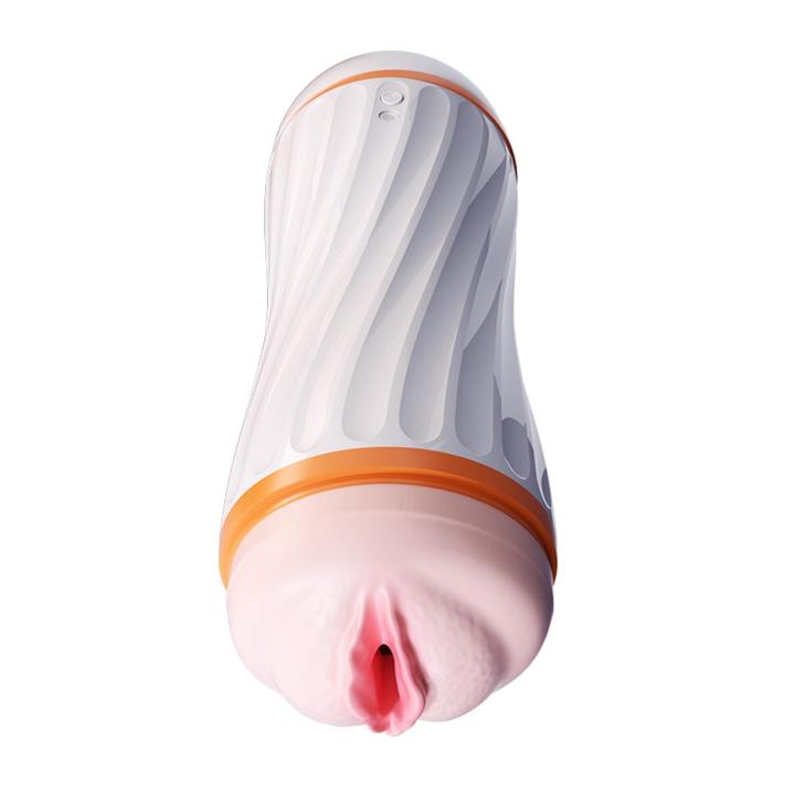 Wibrujący masturbator 2w1 – 12 trybów, dwa wejścia, ładowanie USB