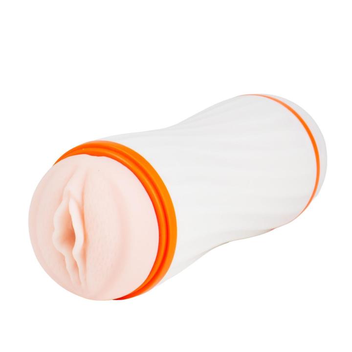Wibrujący masturbator 2w1 – 12 trybów, dwa wejścia, ładowanie USB
