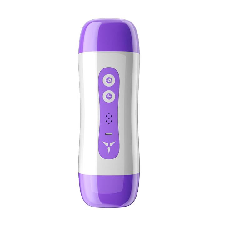 Interaktywny masturbator 2w1 z wibracjami i funkcją głosową USB-C