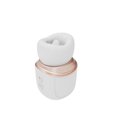 Stymulator oralny z ssaniem i ogrzewaniem – 8 poziomów, USB