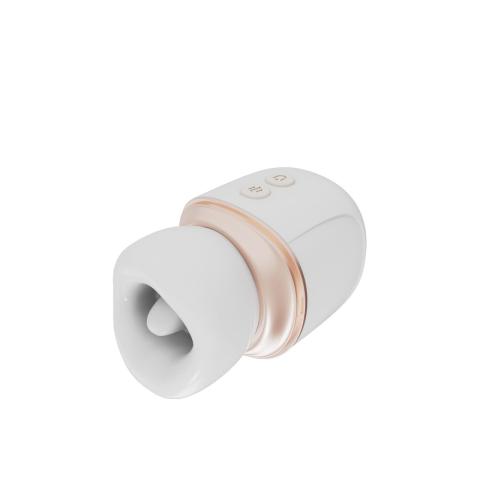 Stymulator oralny z ssaniem i ogrzewaniem – 8 poziomów, USB