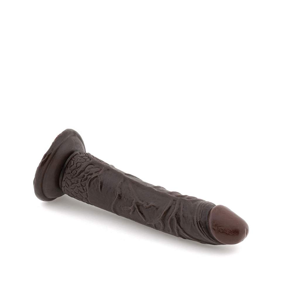 Duże brązowe dildo realistyczne z PVC